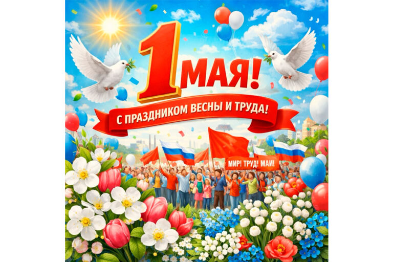 Поздравляем с 1 мая!